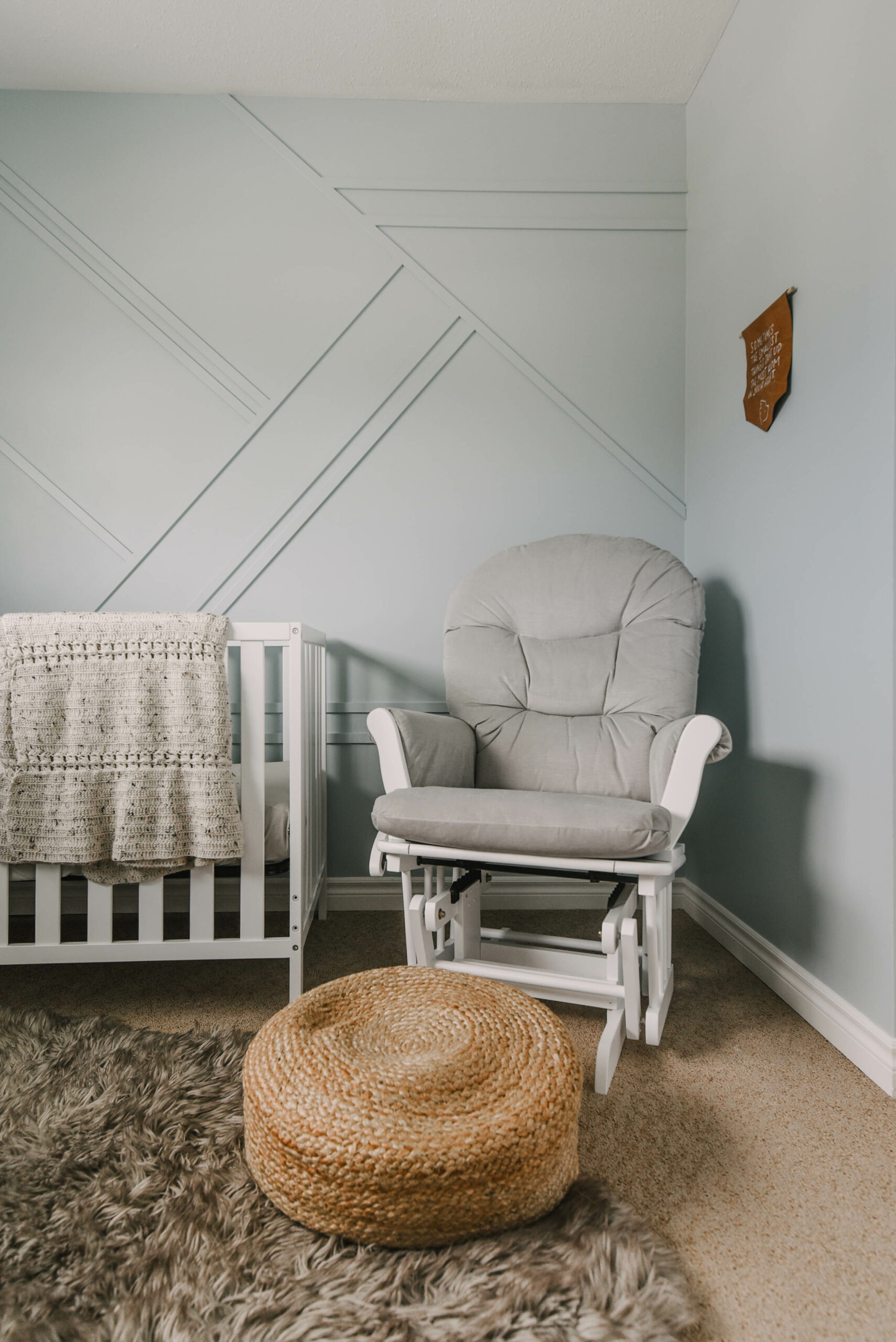 Soft Blue nursery walls