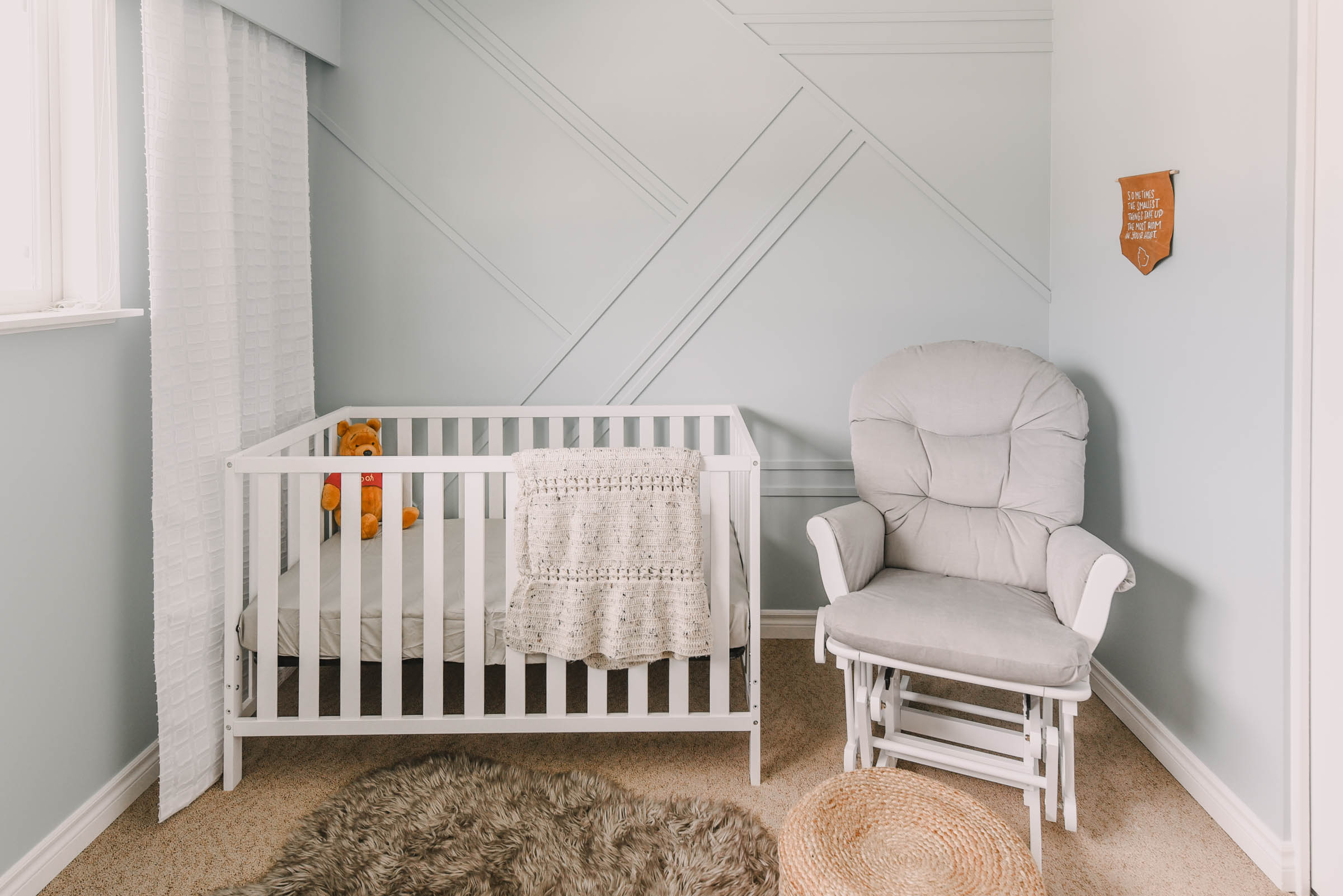 Modern Blue Gender Neutral Nursery Reveal