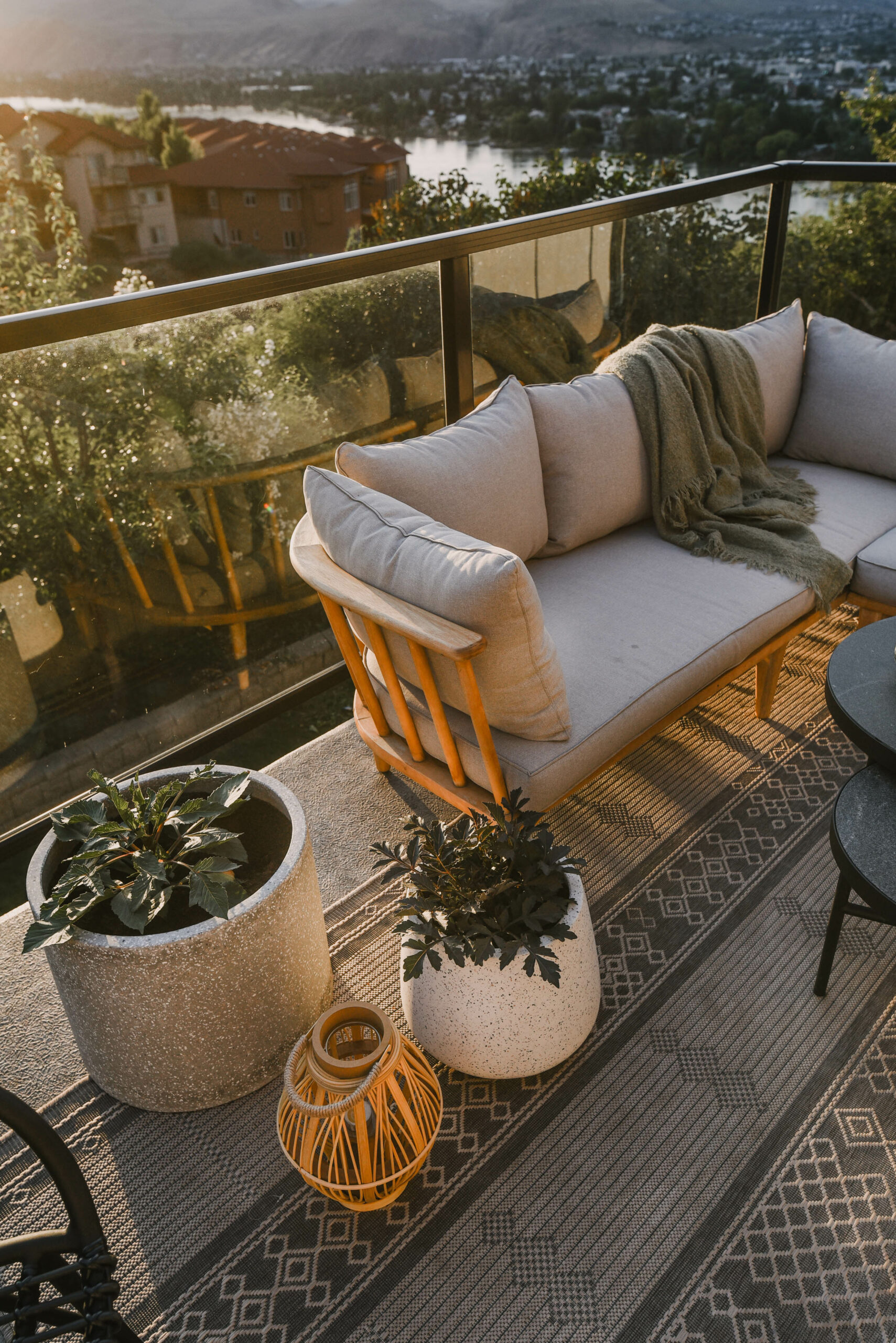 wood outdoor sectional