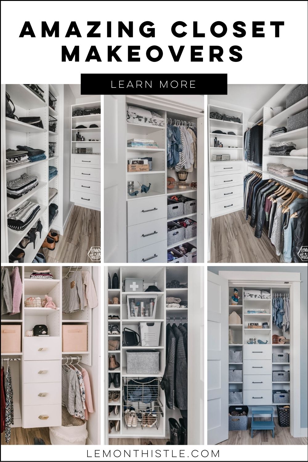 Amazing Closet Makeovers - Lemon Thistle Amazing Closet Makeovers - Lemon Thistle