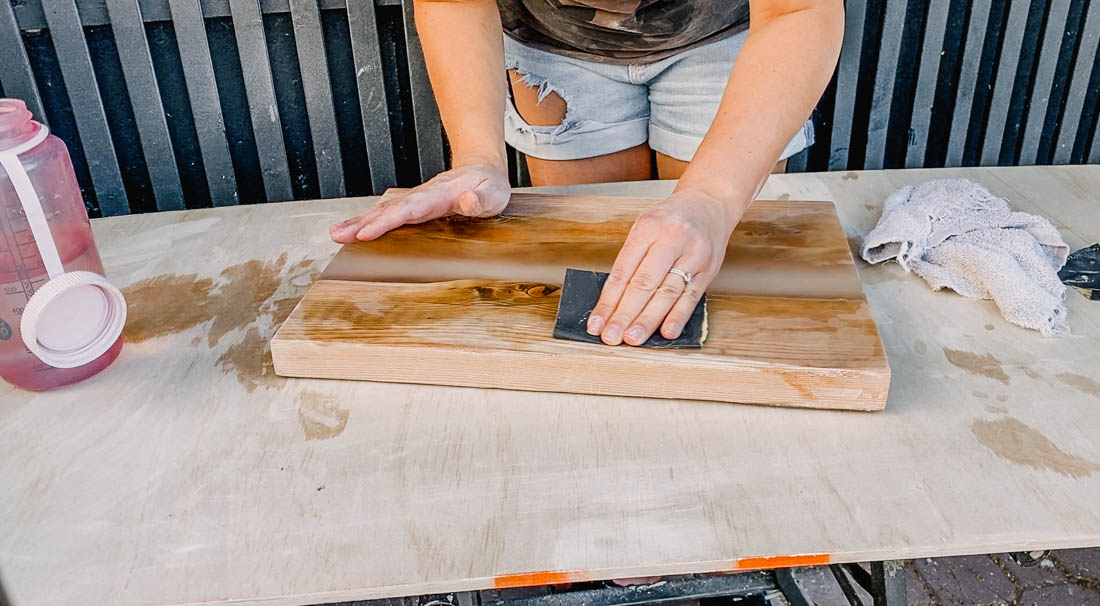 Modern side table diy project