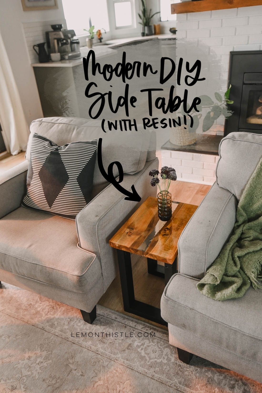 Modern DIY Side Table Tutorial