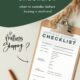 mattress shopping checklist on clipboard
