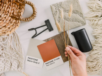 Terracotta and neutrals design board