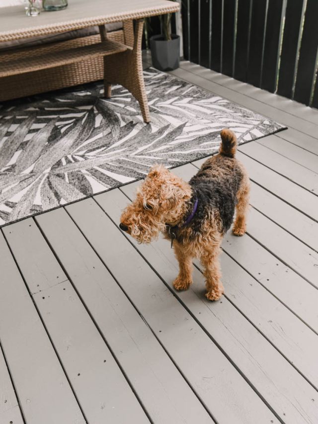 Weekend Wooden Deck Refresh (tips!)