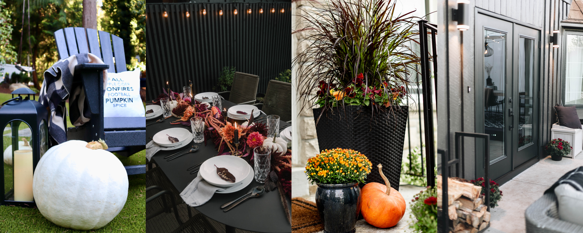 Fall patio decor ideas