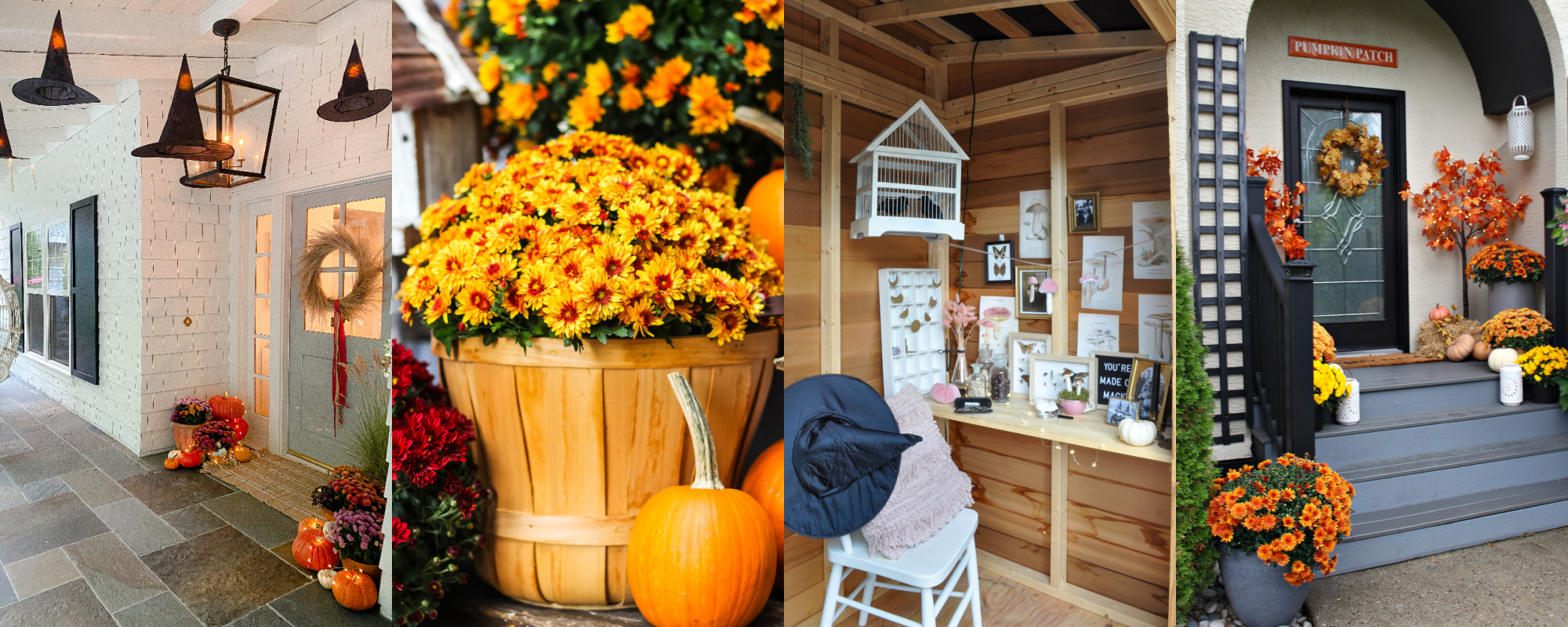 Beautiful Fall Patios