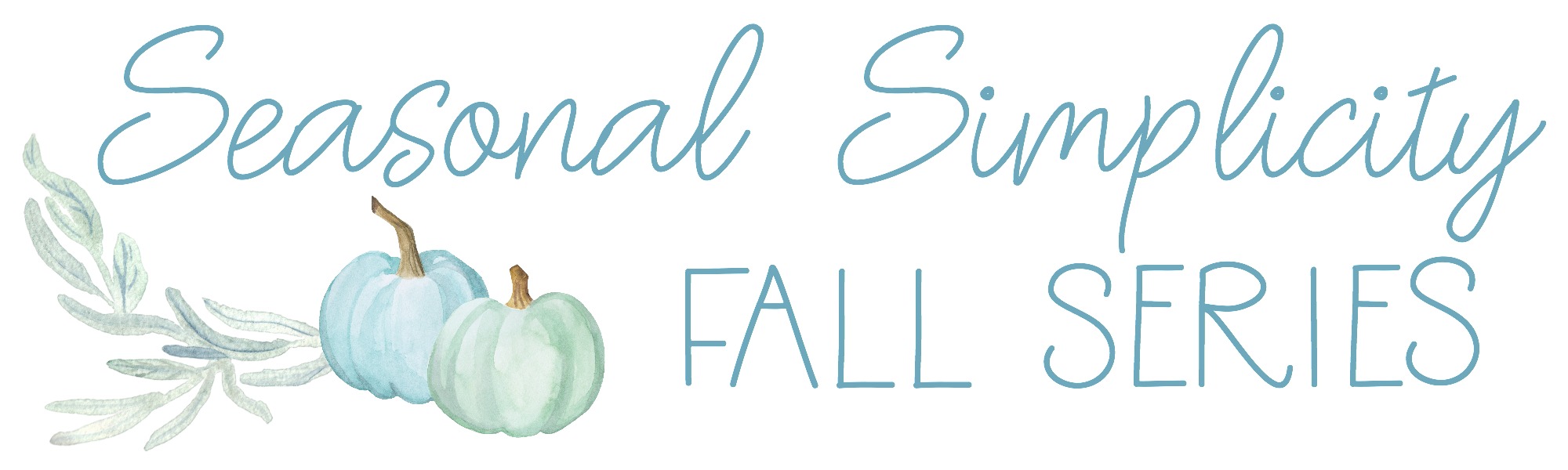 Fall Seasonal Simplicity Series Text Image