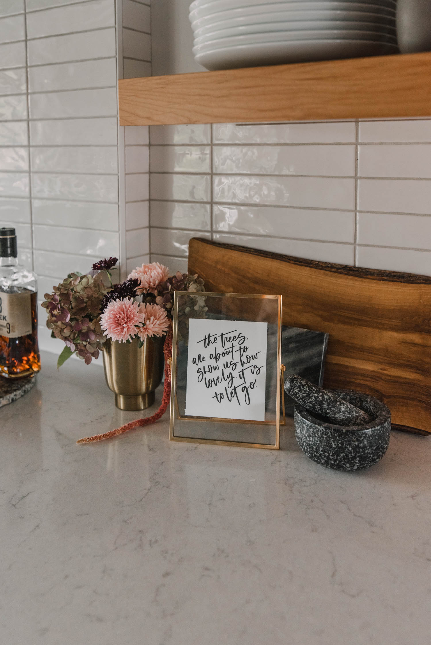 Fall Home Decor in the kitchen