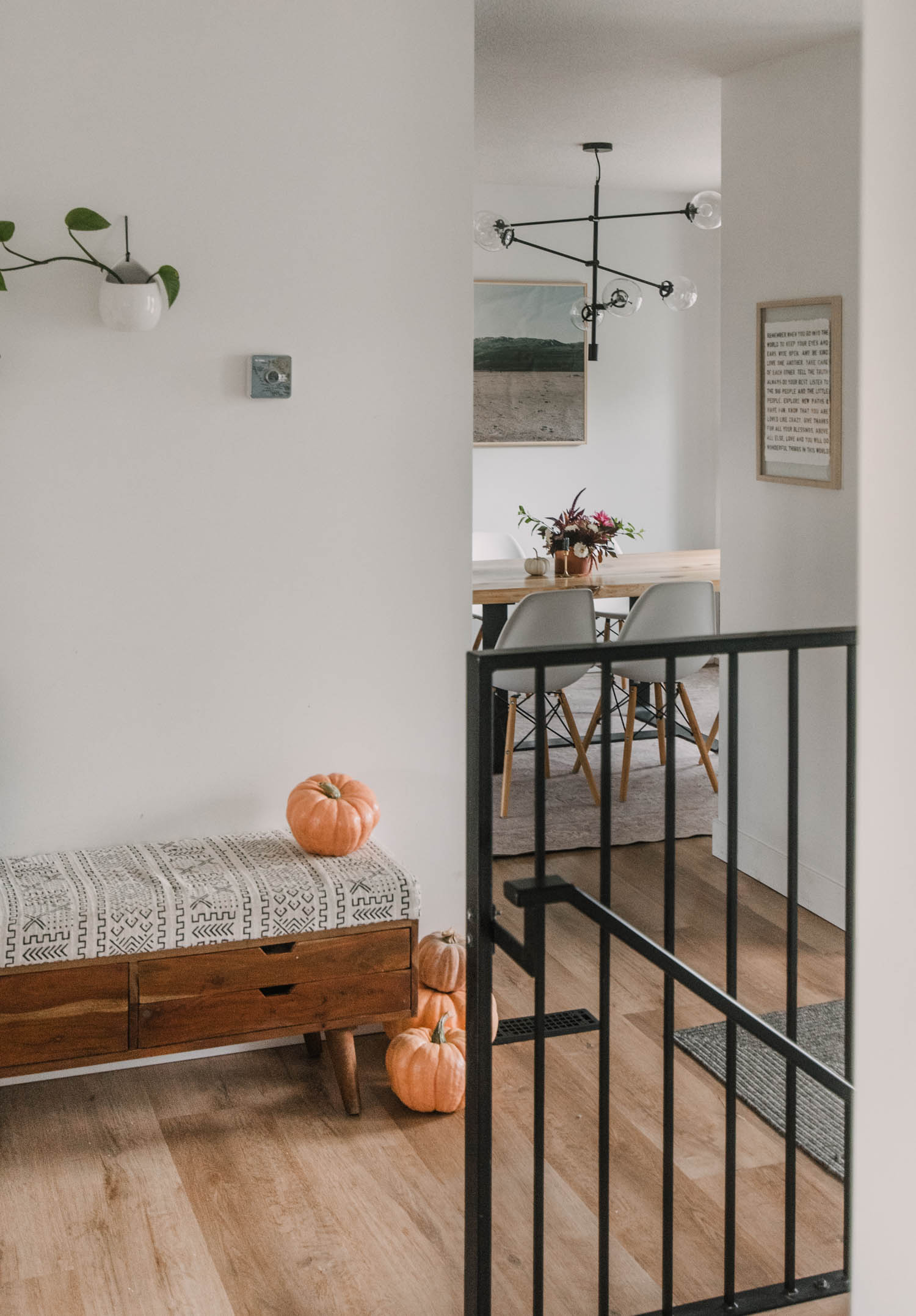 Cozy modern fall home tour