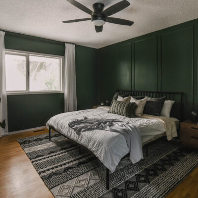 Green Bedroom Makeover
