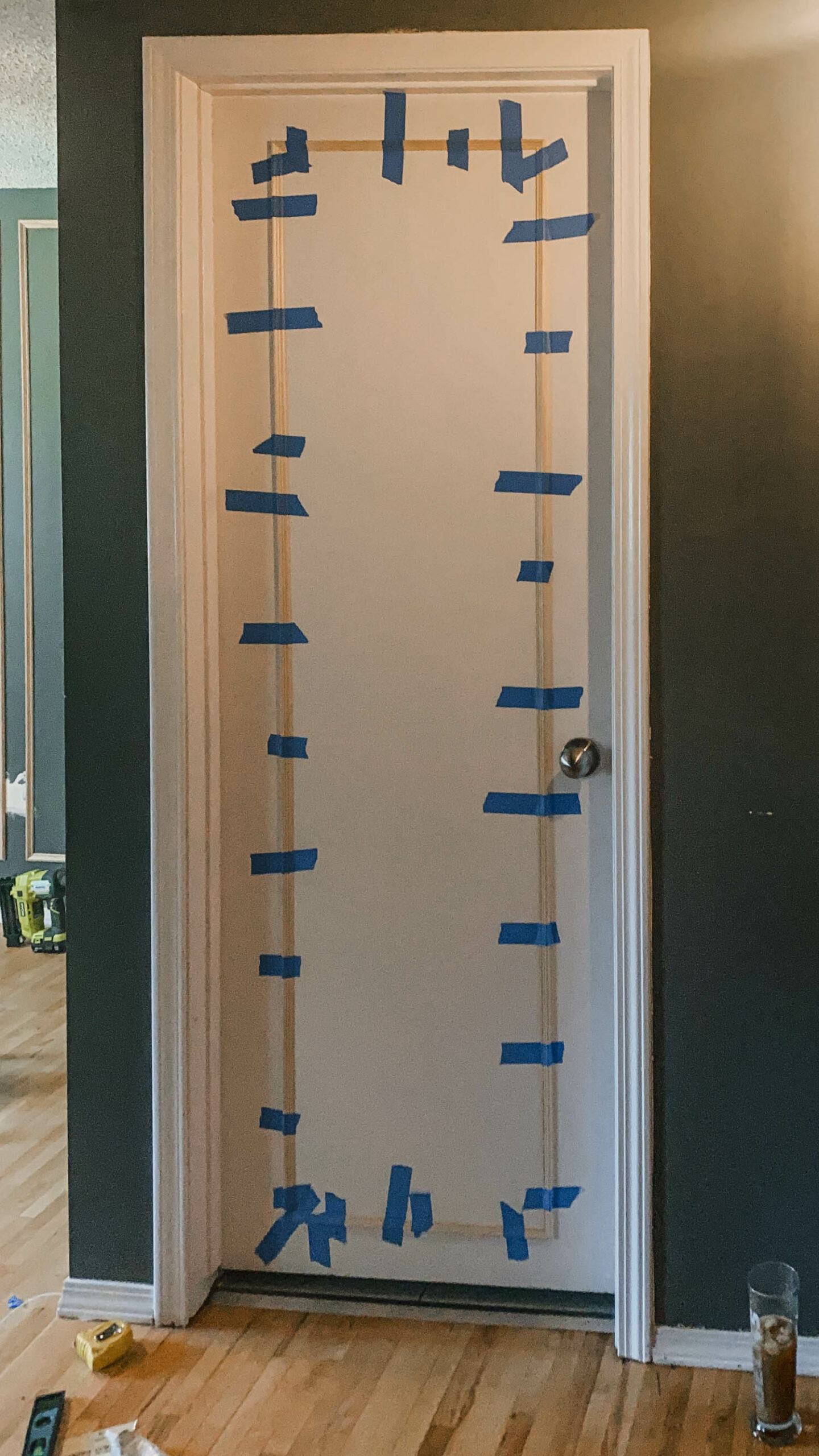 Adding trim to a basic door