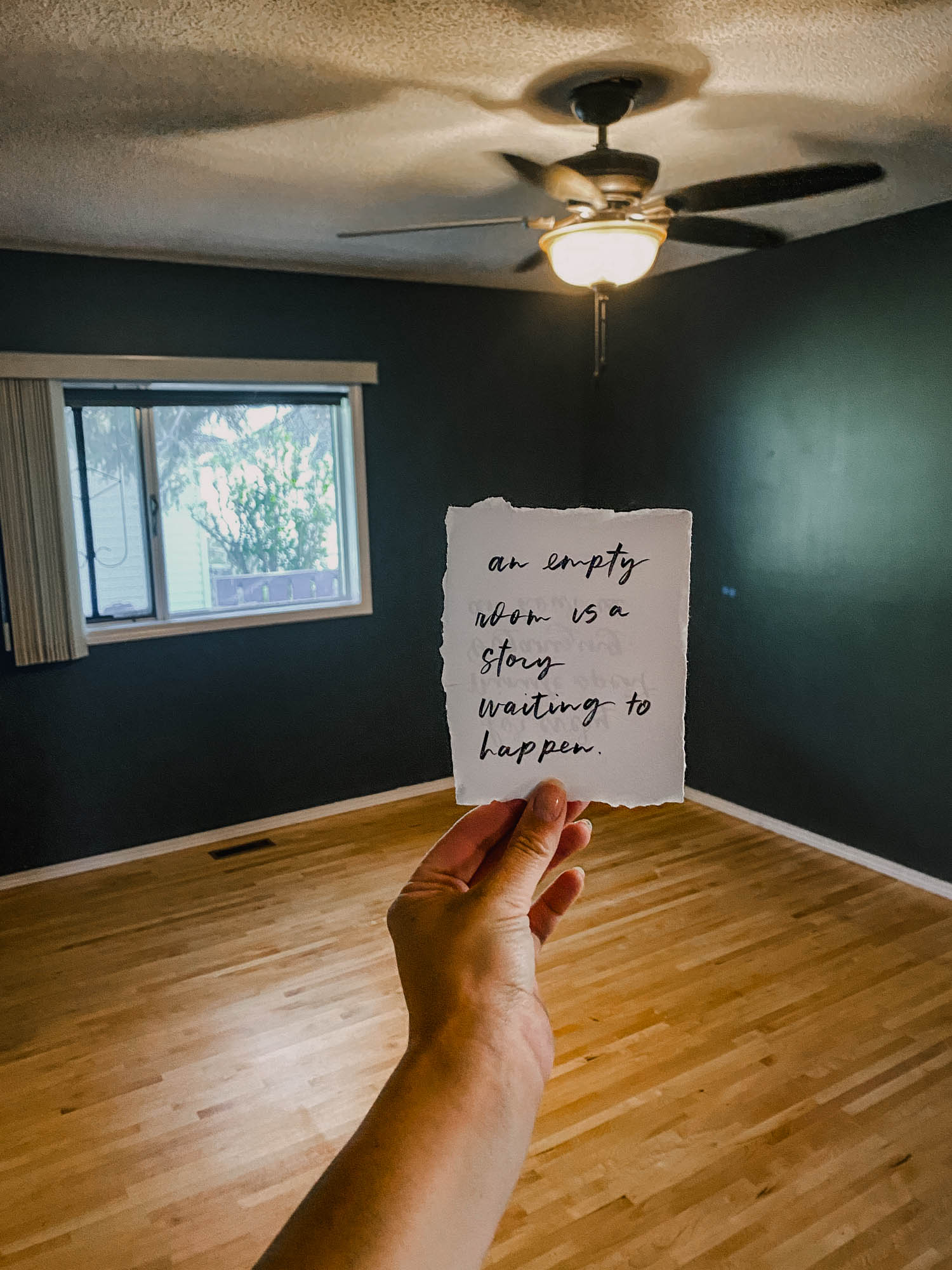 An empty room is a story waiting to happen