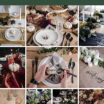 Round up of 10+ fall tables decorated for thanksgiving dinner