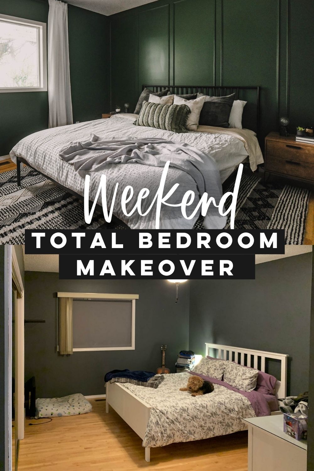 Weekend bedroom makeover