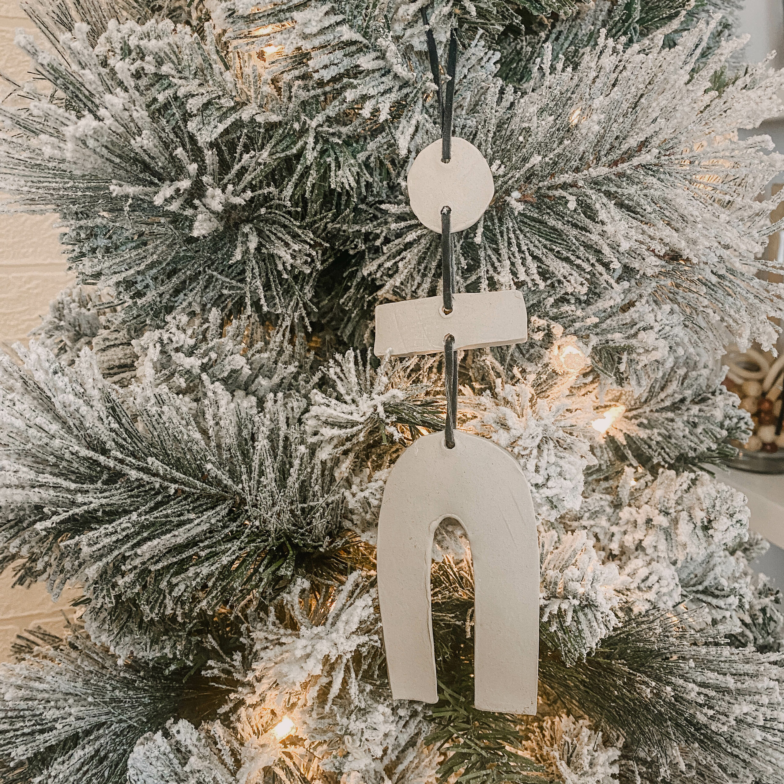 Modern Clay Ornaments for your Christmas Tree