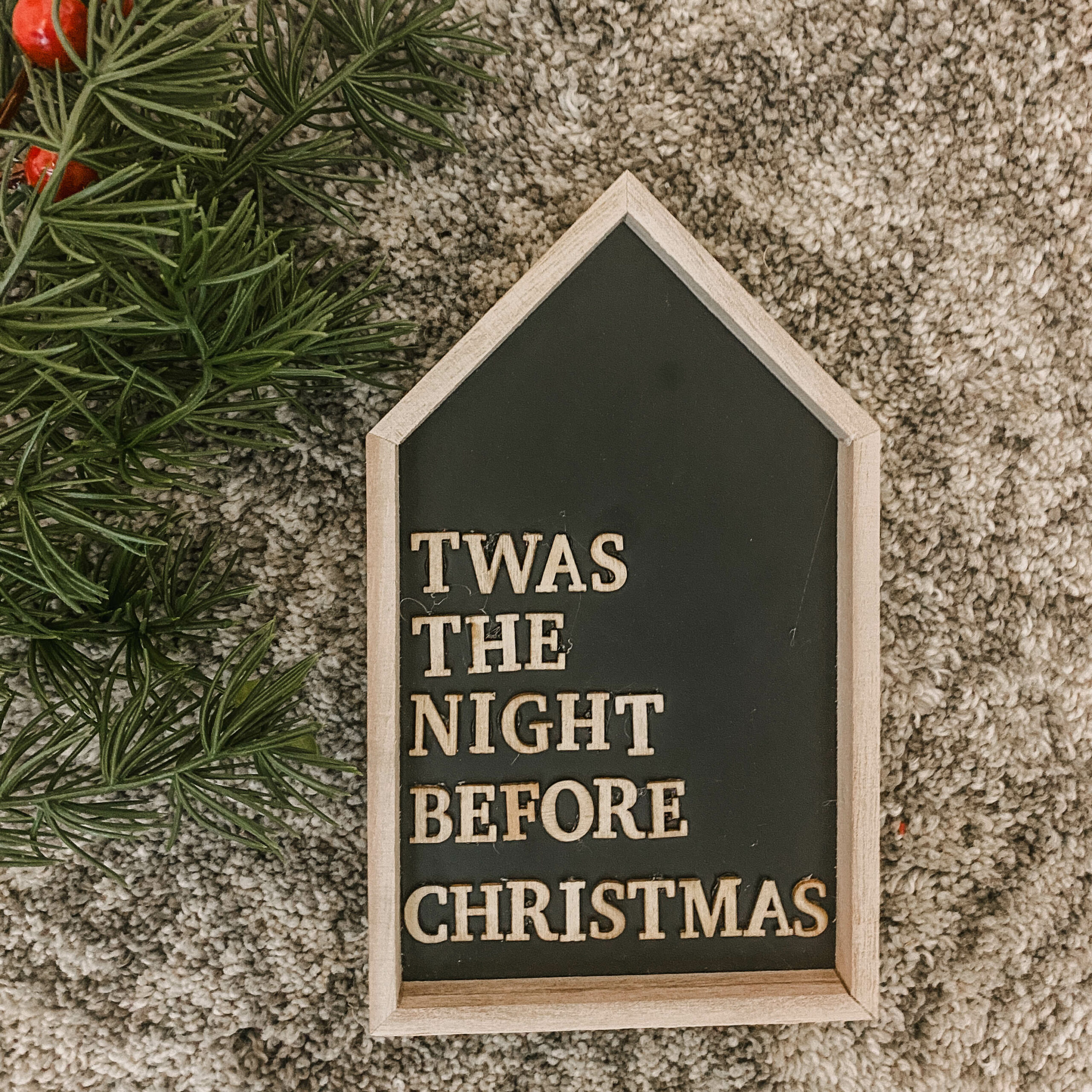 Modern Christmas Sign