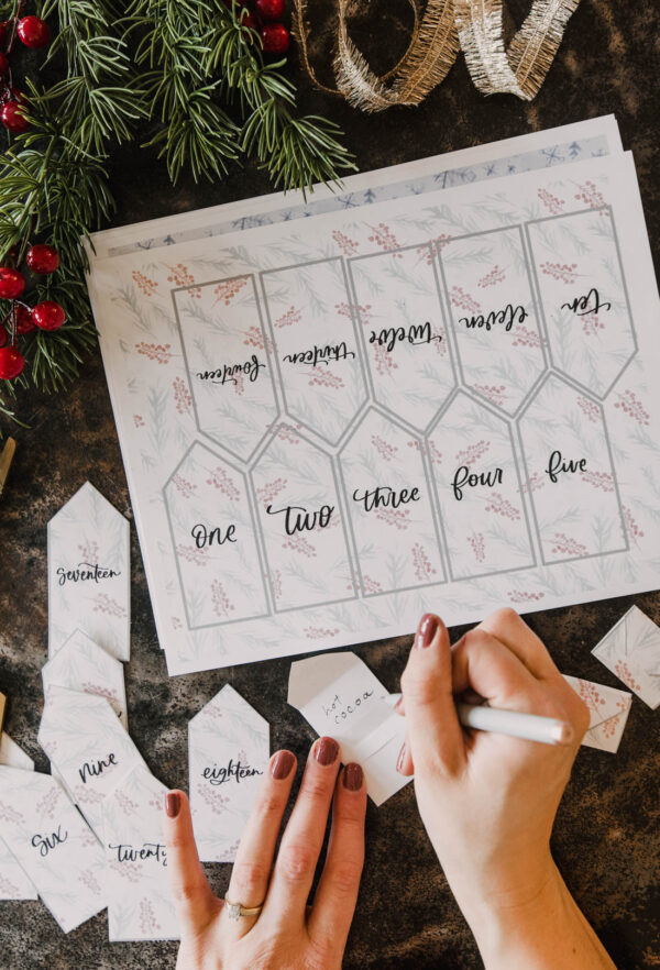 Free Printable Advent Calendar | Activity Advent Tips - Lemon Thistle