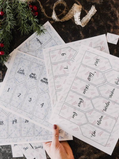 Free Printable Advent Calendar