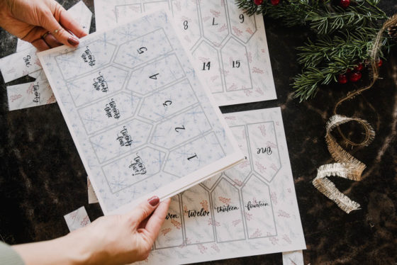 Free Printable Advent Calendar | Activity Advent Tips - Lemon Thistle