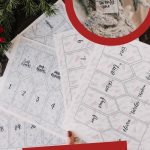 printable advent calendar (four versions)