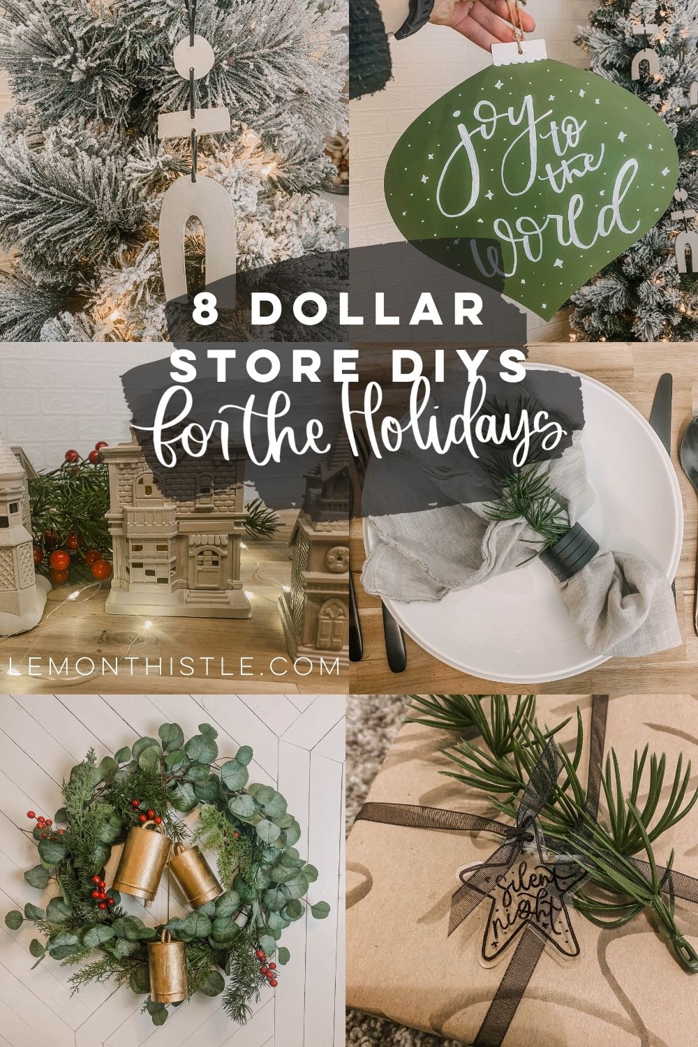 8 dollar store diys for the holidays