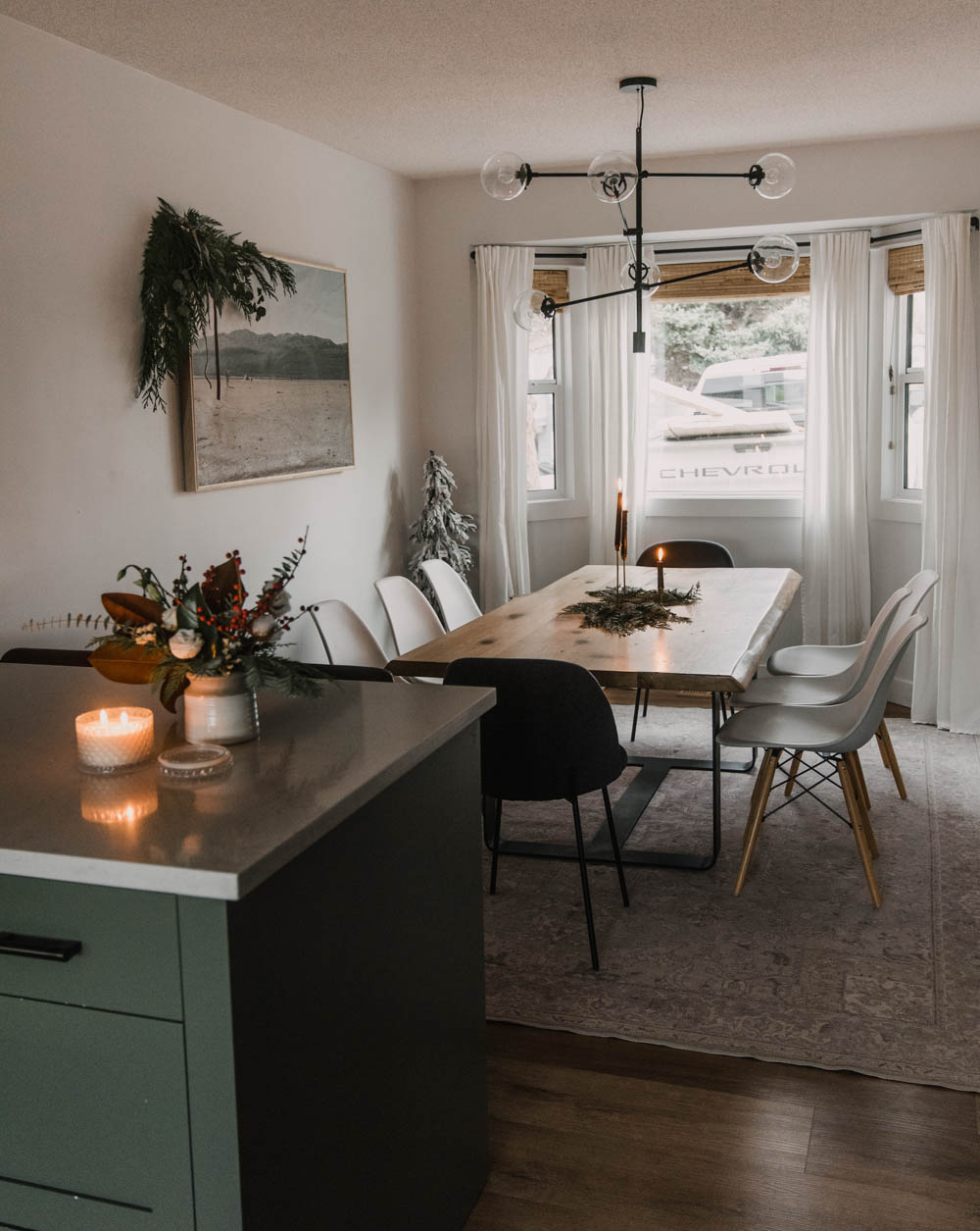Fresh Greenery Holiday Decor