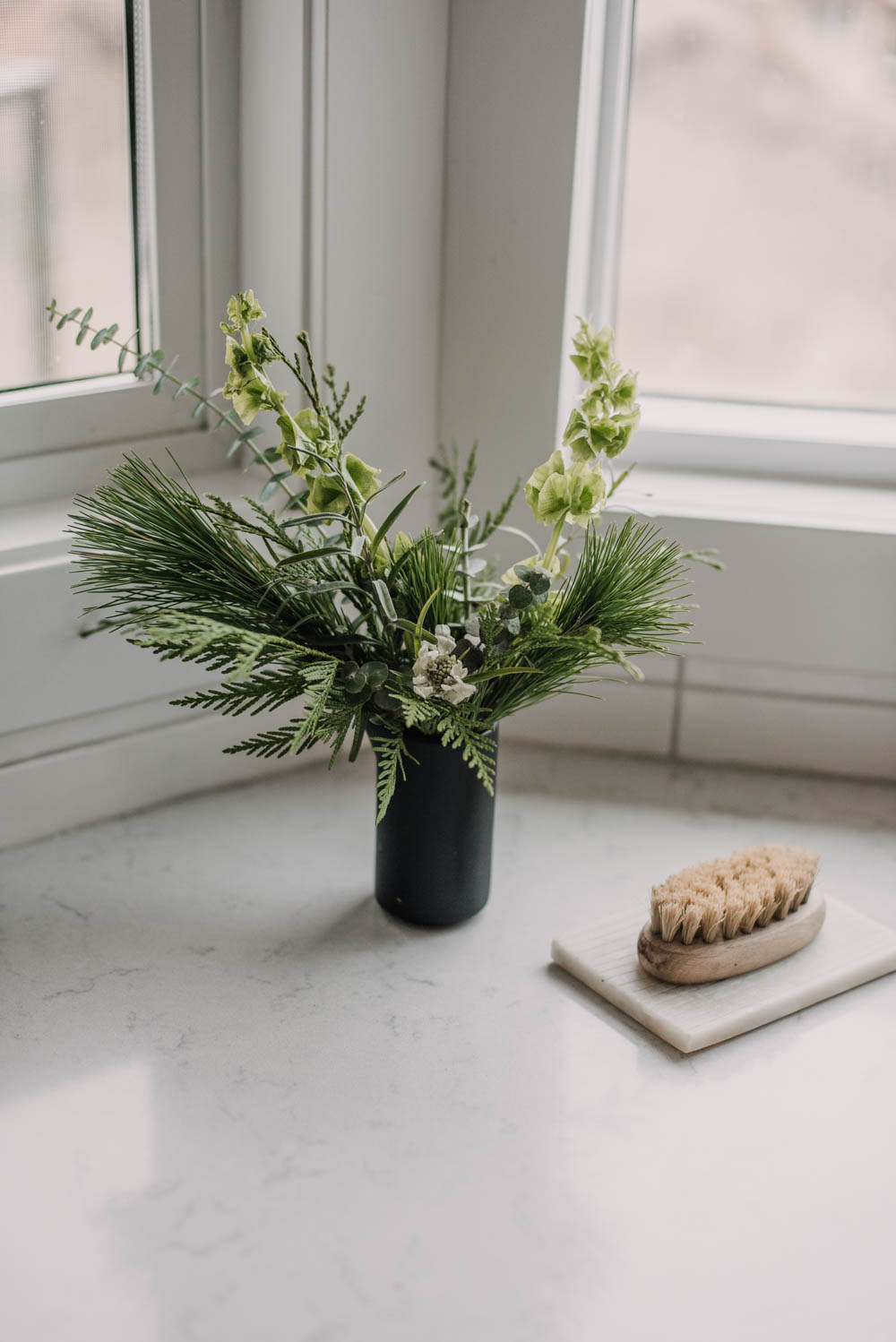 Fresh Green Winter Florals