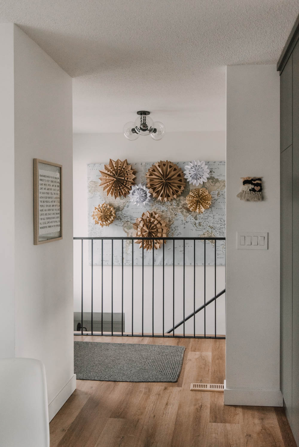 Giant Paperbag Snowflake Decor