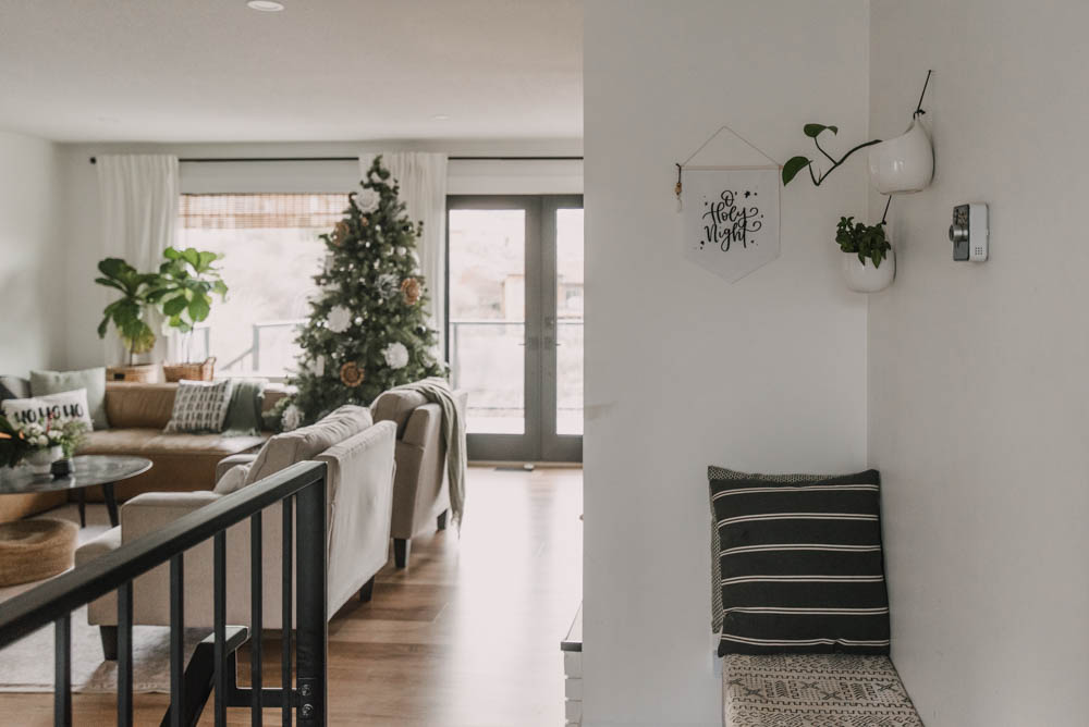 Simple home decor for Christmas