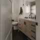 Simple holiday bathroom decor