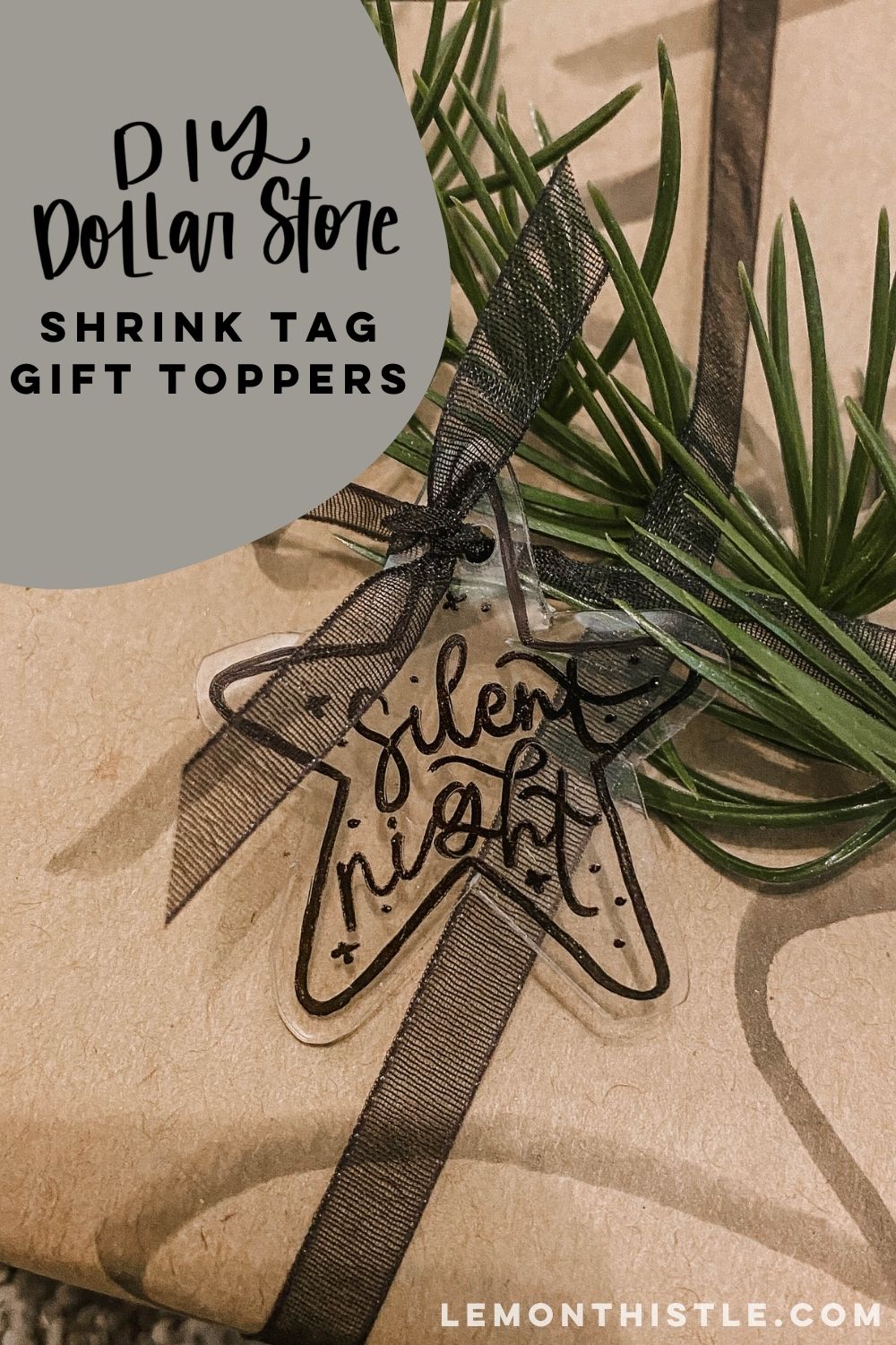 DIY Modern Gift Toppers