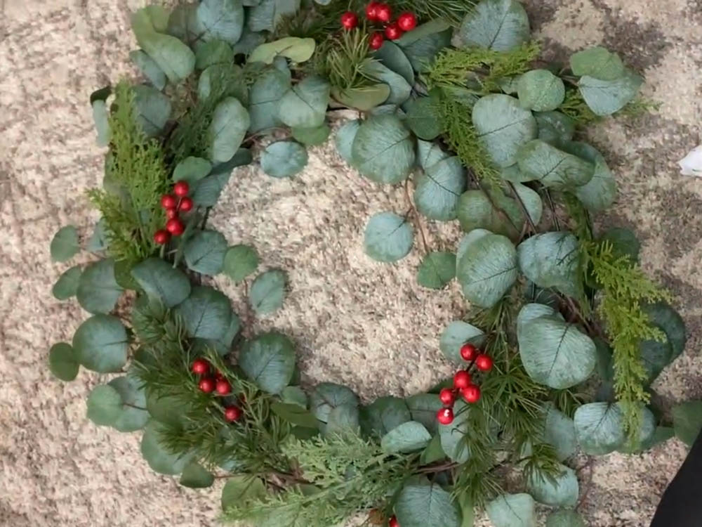 DIY Wreath from Dollar Store Supplies