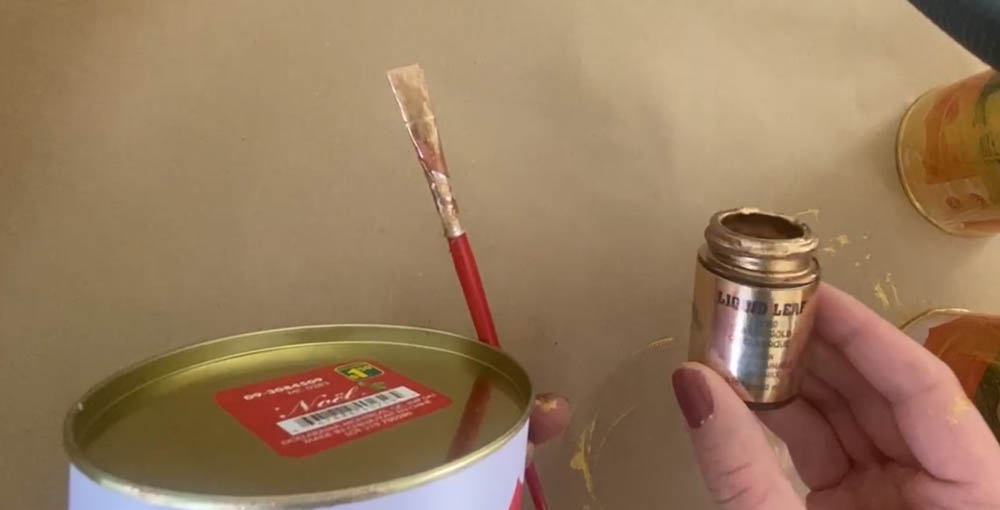 Liquid Gold Paint for DIY bells