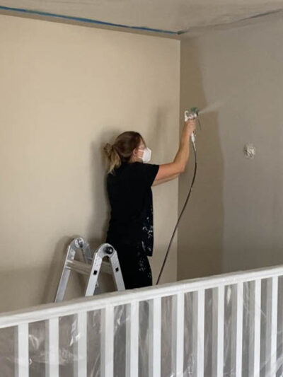 How to paint interiors with a paint sprayer