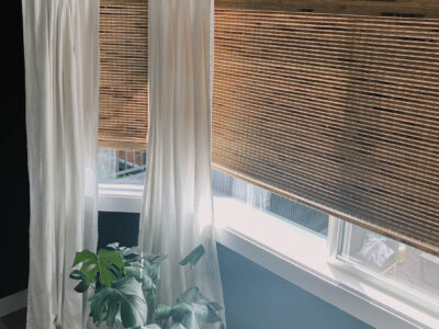 Cozy Modern Bay Window Coverings