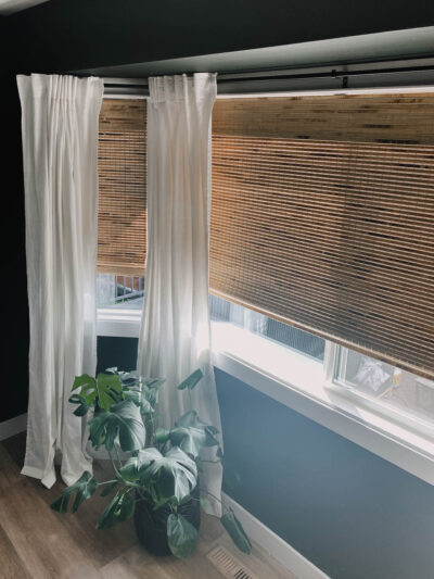 Cozy Modern Bay Window Coverings