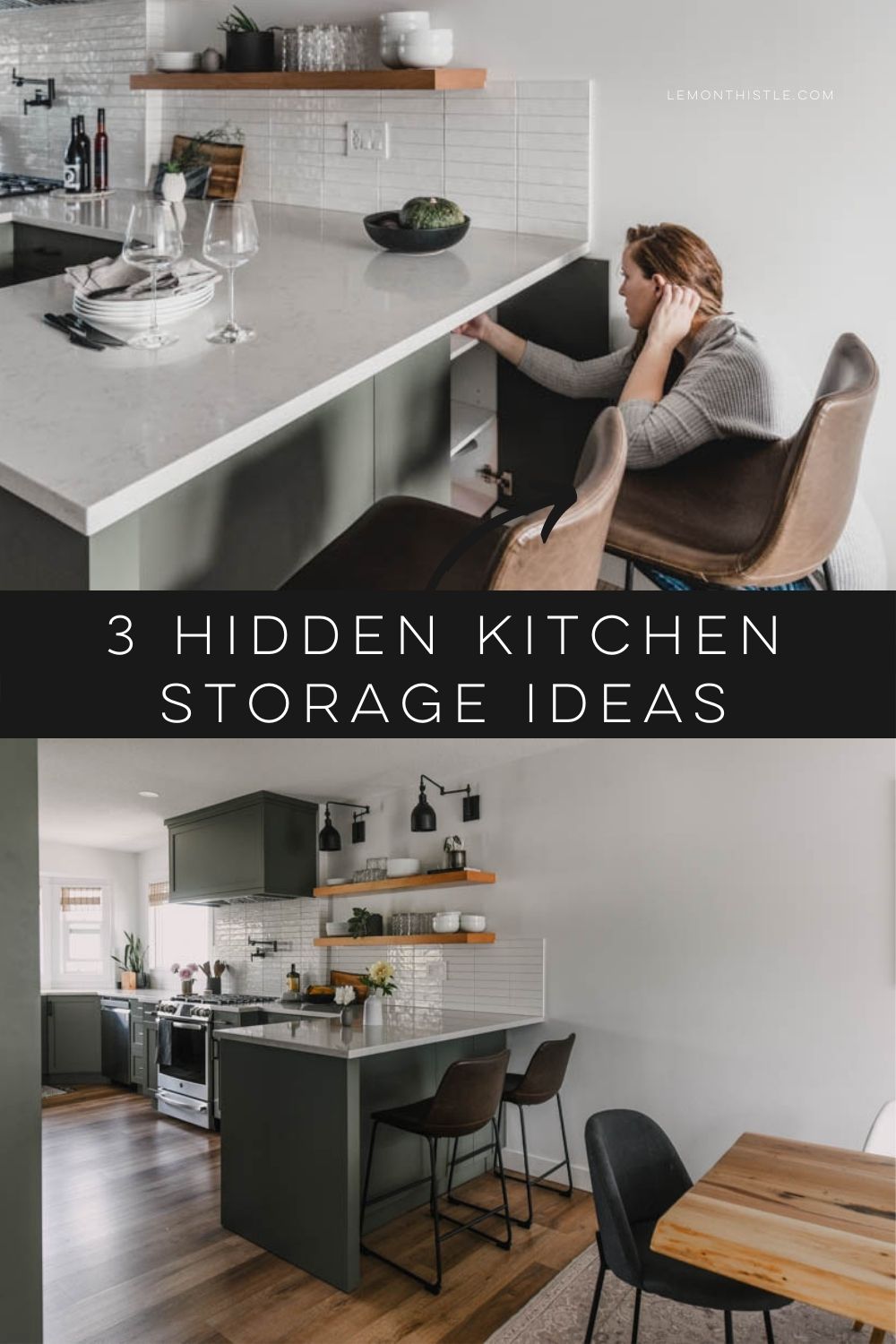 Hidden storage in the kitchen