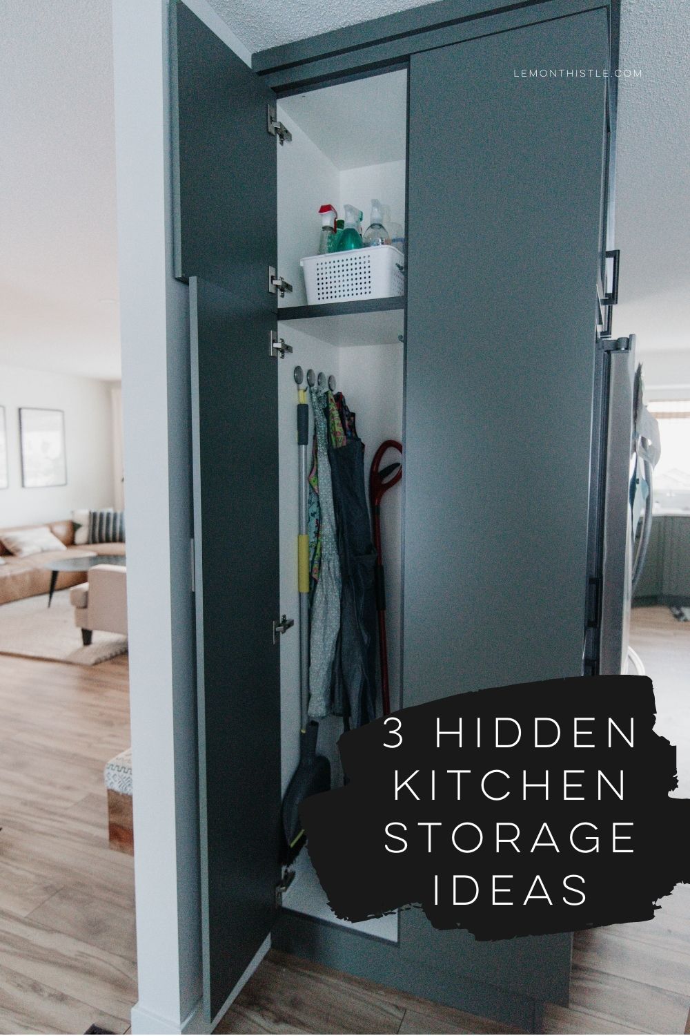 Hidden storage in the kitchen