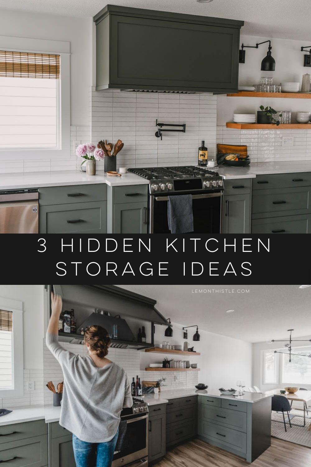Hidden storage in the kitchen