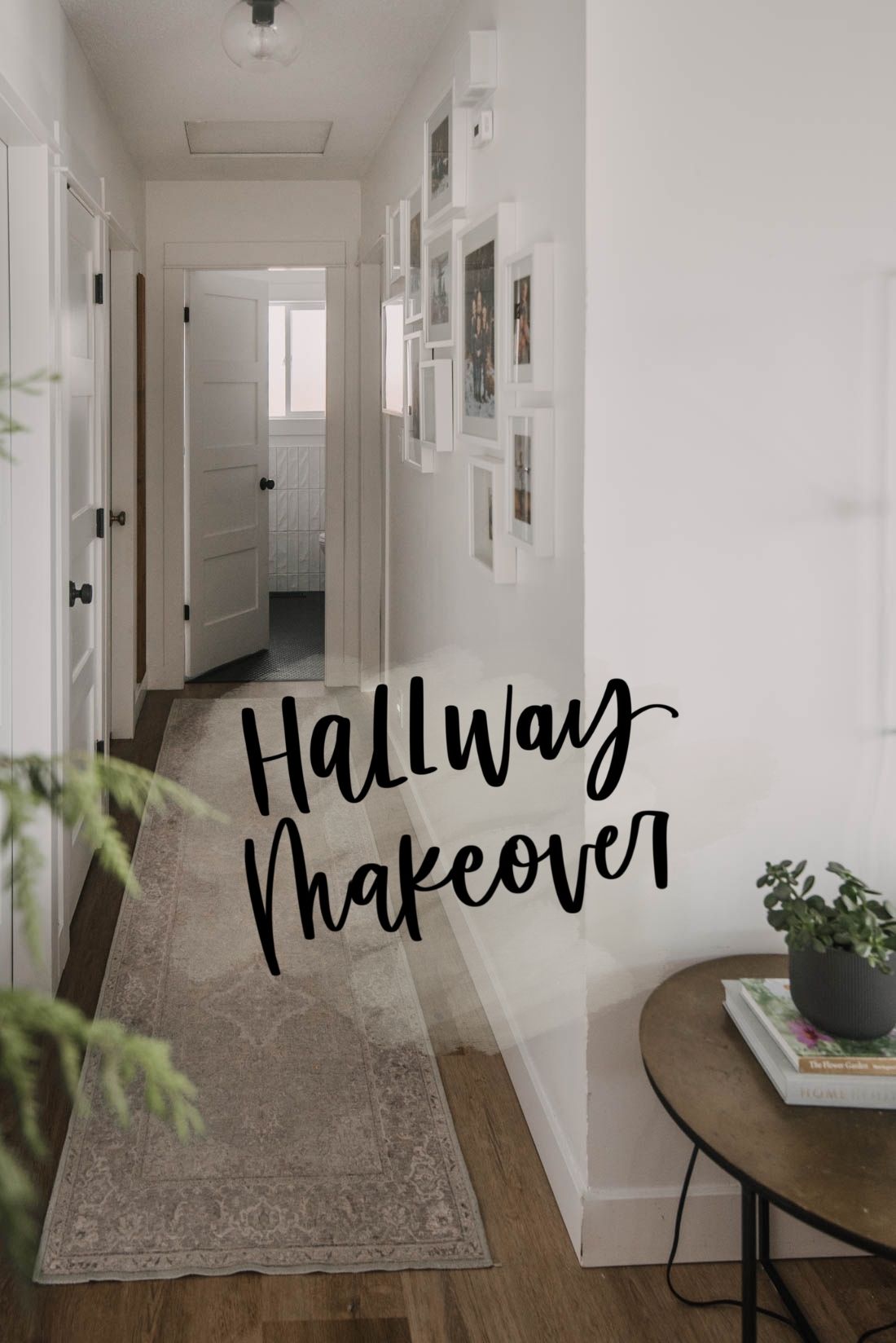 Simple hallway makeover