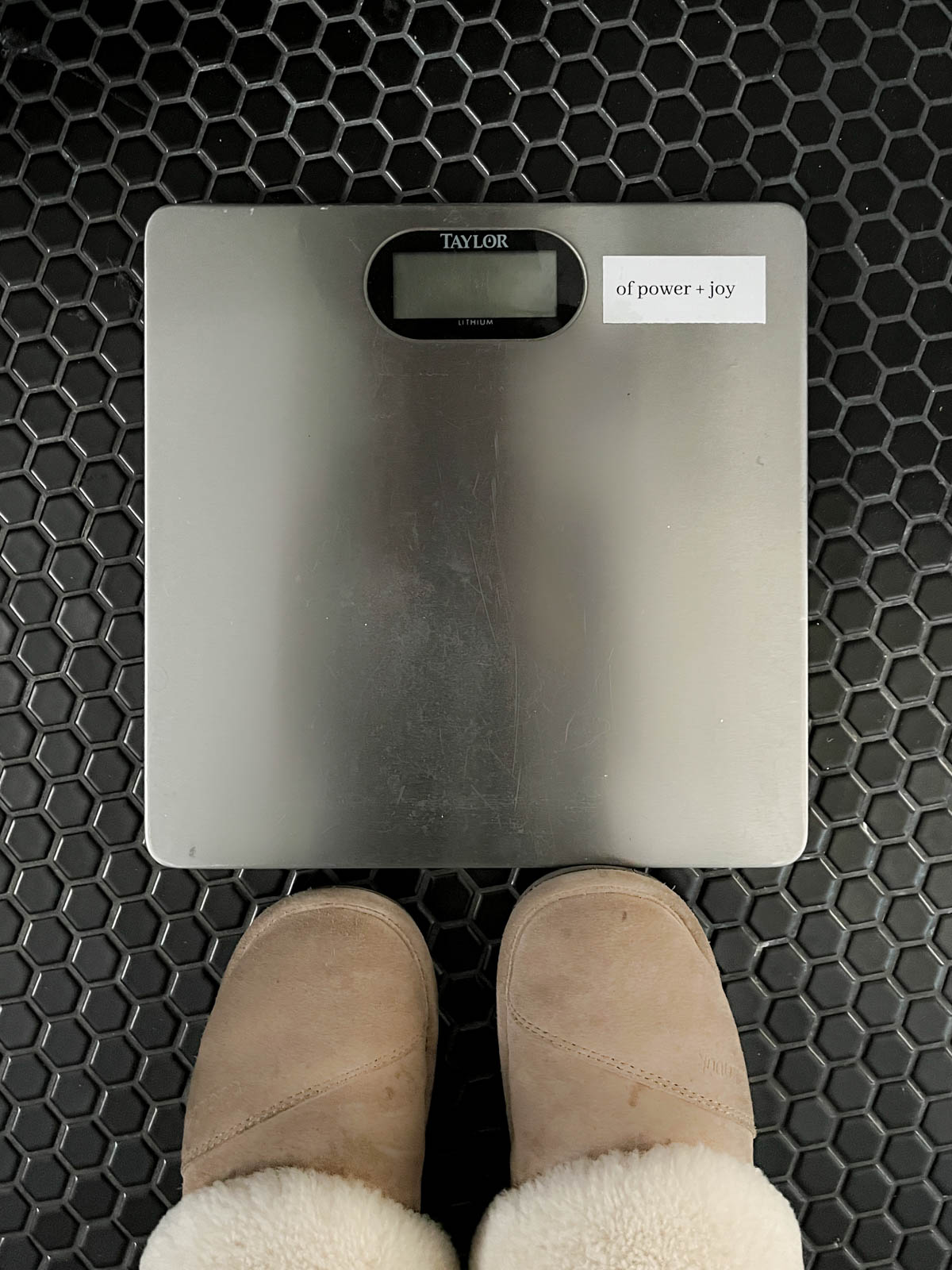 printable affirmation card for your scale
