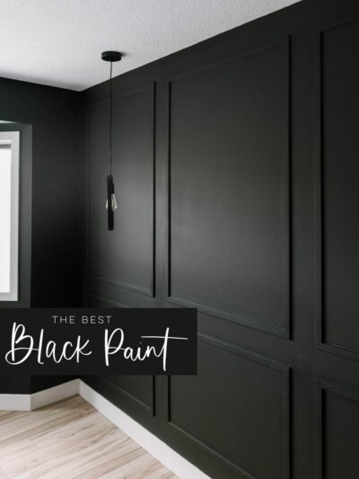 The best black paint for your home projects