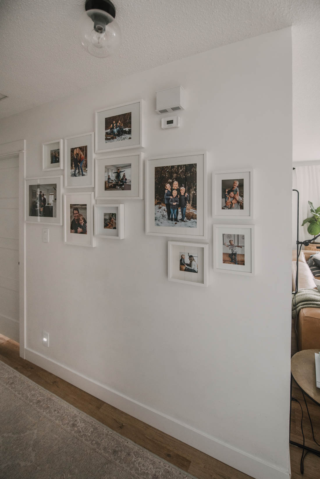 Simple Hallway Gallery Wall