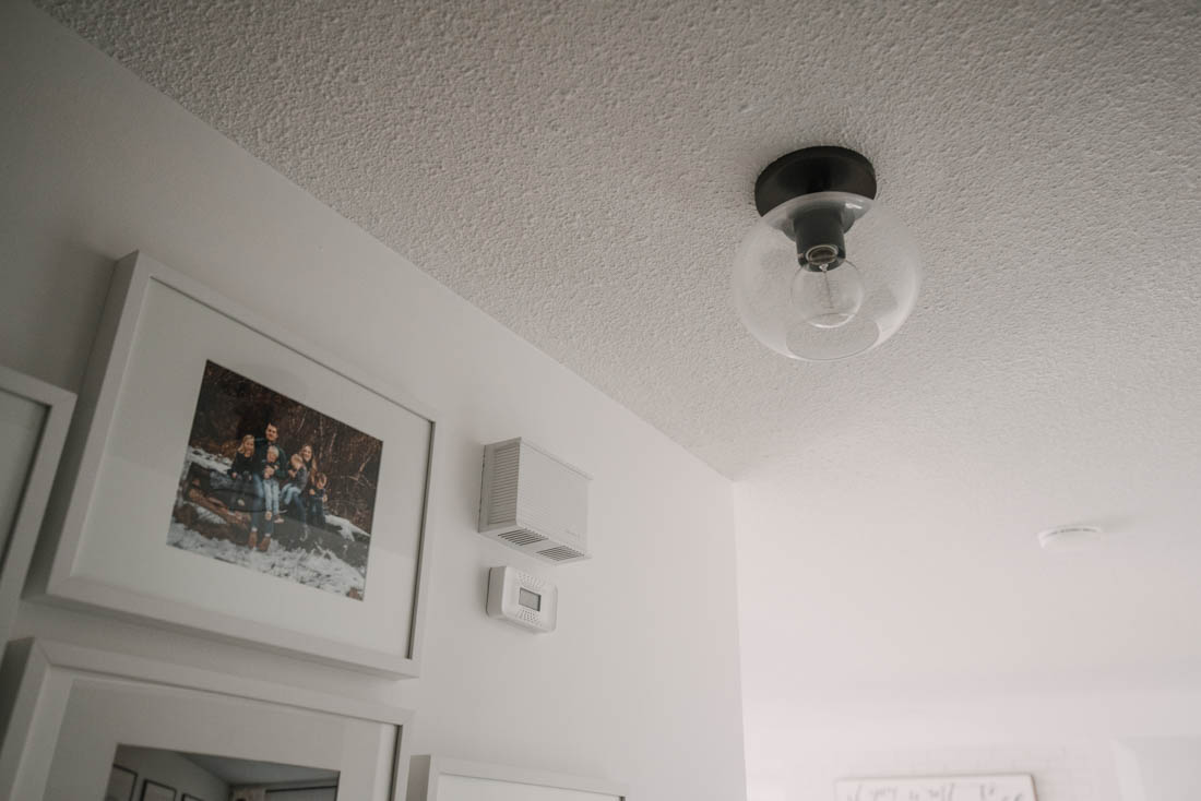 Hallway flush mount light upgrade
