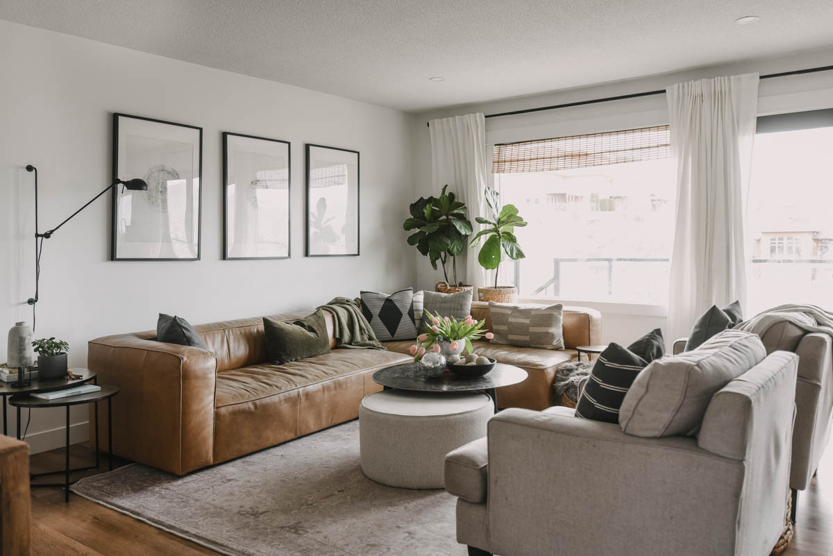 simple spring living room decor ideas