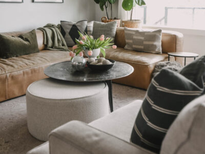 Sharing how I decorate for spring - my living room