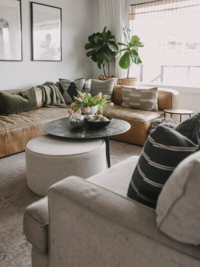 Sharing how I decorate for spring - my living room