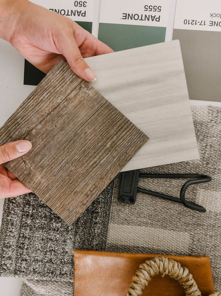 choosing flooring using a mood board