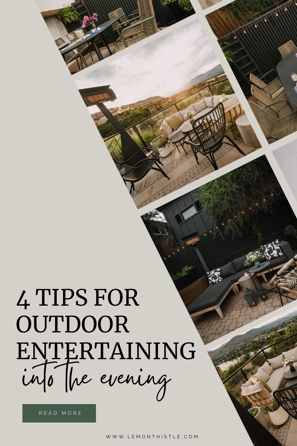 Tips for Outdoor Entertaining
